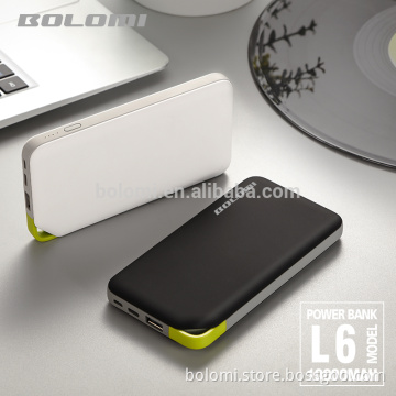 Aluminium alloy power bank charger with usb port for phone device